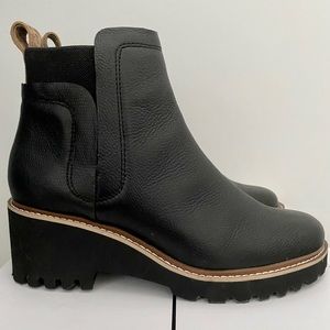 COPY - Dolce Vita Huey H2O black leather booties - waterproof!